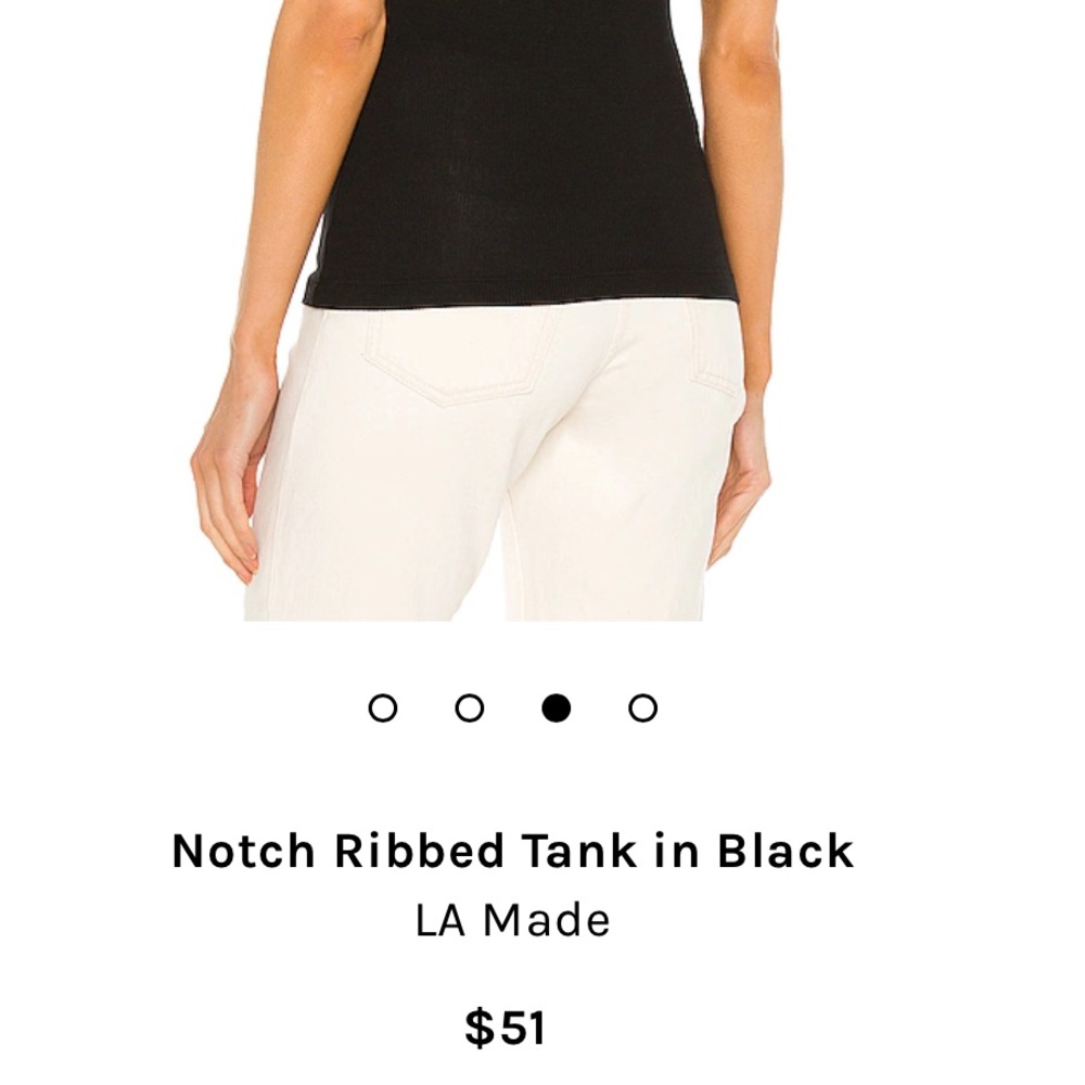 Revolve Notch Ribbed Tank - Picture 6 of 9